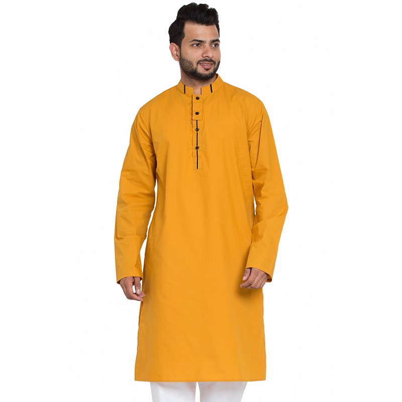 Cotton kurta online Buy designer cotton long kurta for men at